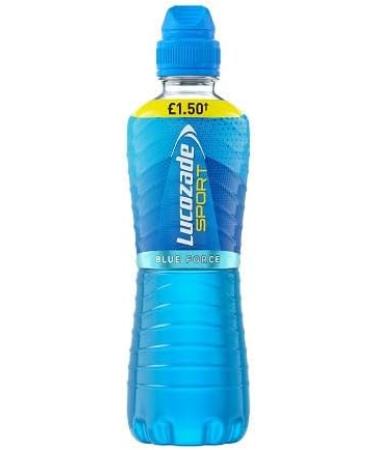 Lucozade Sport Isotonic Energy Drink 24x500ml (Blue Force) - Buy Online on GoSupps.com