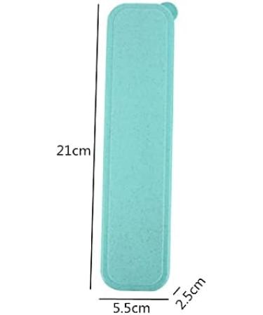 Eco-Friendly Spoon Storage Box | Waterproof Toothbrush & Utensils Case | Portable Wheat Straw Kitchen Organizer for Camping - Buy Online on GoSupps.com