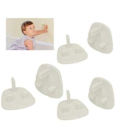 10x White Plug Socket Covers - Baby Proof Child Safety Protectors for Mains Electrical - Buy Online on GoSupps.com