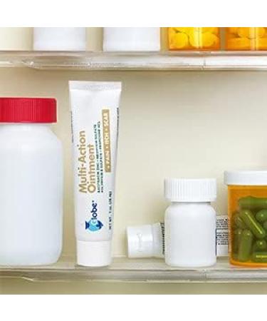 Globe Pain Itch & Scar Antibiotic Ointment (2 Pack) | 1 oz Triple Antibiotic for Cuts Scrapes & Burns Compare to Name Brand - Buy Online on GoSupps.com