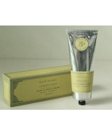 K Hall Designs Hand & Body Cream 3.4 Oz. - Lemon Sage