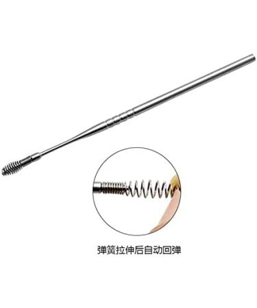 Liummrcy 2 PCS Stainless Steel Ear Pick Set - Spring Earwax Removal Tools for Kids & Adults - Effective Ear Care Solution - Buy Online on GoSupps.com