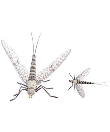 Synthfly Lifelike Mayfly Pack - Gray & Brown Drake in Sizes 10 12 14, Danica in Sizes 10 12 - Fly Fishing Essential Set of 8 Mayflies - Buy Online on GoSupps.com