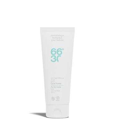 66°30 - Organic Face Scrub and Mask - Exfoliating, Deep Cleaning, Purifying Scrub - 3-in-1-100ml