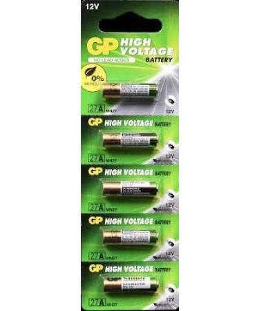Buy GP Battery 27AE 12 Volt Alkaline Batteries - 5-Pack | Long-Lasting Power for Your Devices - Buy Online on GoSupps.com