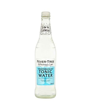 Fever Tree Mediterranean Tonic Water 0.5L - Pack of 6 | Premium Mixer for Cocktails | International Shipping Available - Buy Online on GoSupps.com