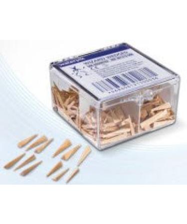 1124723 PT61215 Wedge Oral Matrix Wizard Birchwood Assorted 500/Bx Made by WaterPik Technologies Inc