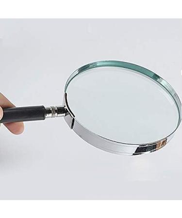 Glass Glass - High-Definition Loupe High-Magnification Lens Hand-held Magnifier Non-Lighting Student Old Reading Enlarged Mirror Tool Magnifier for Reading Made in China - Buy Online on GoSupps.com