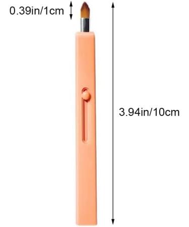 Lip Brush Retractable Lipstick Applicator Portable Lip Makeup Brushes for Lipstick Gloss Cream Women Girls Makeup Tools - Buy Online on GoSupps.com