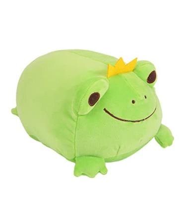 JUNERAIN Super Soft Frog Plush Stuffed Animal Cute Frog Squishy Hugging Pillow Adorable Frog Plushie Toy Gift for Kids Toddlers Children Girls Boys Baby Cuddly Plush Frog Decoration 30cm Fluorescent Green 30cm