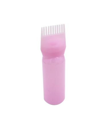 LIUMMRCY hair colored flashing bottle light hair color bottle brush shampoo hair color oil ridge Applicator Tool root ridge Applicator hair coloring bottle with brush 120ml pink pink pink - Buy Online on GoSupps.com