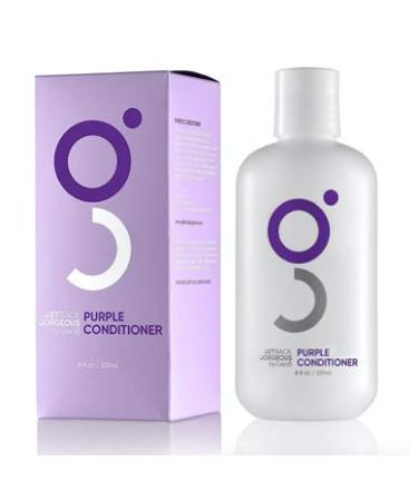 Purple Conditioner for Blonde Hair by GBG   3min Mirror Shine Daily Restoration Mask Transforms Brassy  Yellow Dinge in Highlighted  Grey or Blonde Hair   MIT & Paraben Free Blue Hair Mask Toner 8oz