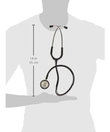 ADC Adscope 603BK Premium Stainless Steel Clinician Stethoscope with Tunable AFD Technology, Black - Buy Online on GoSupps.com