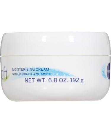 NIVEA Soft Moisturizing Cream 6.8 Oz - Enriched with Jojoba Oil & Vitamin E | Best Face & Body Moisturizer - International Shipping Available - Buy Online on GoSupps.com