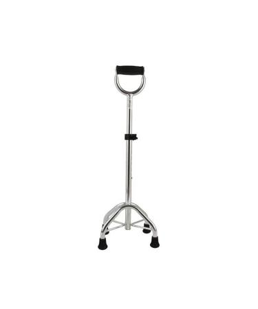 Crutches Stainless Steel Thickened Crutches for The Elderly Adjustable Lightweight Non-Slip Walking Stick (Color : Silver) Smooth Sailing