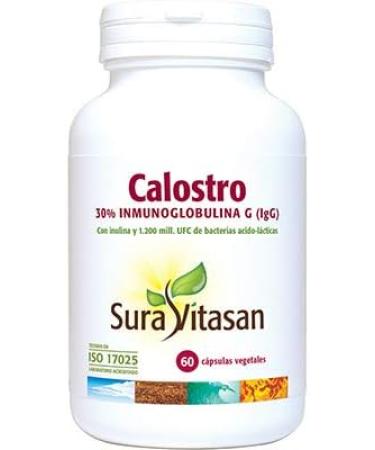 Nutricosmetics - Sura Vitas Calostro 60 Capsulas - Buy Online on GoSupps.com