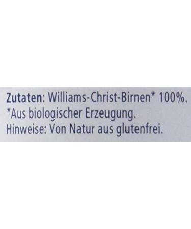 HiPP Williams-Christ Pear Baby Food - Pack of 6 (6 x 125g) - Organic Fruit Puree for Infants - Buy Online on GoSupps.com