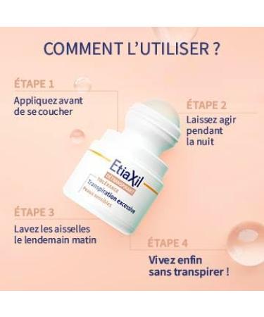  Etiaxil ETIAXIL - Deodorant Deodorant - Excessive Perspiration Treatment - Armpits - TOLERANCE - Effectiveness 3 days - 3x15 ml - Buy Online on GoSupps.com