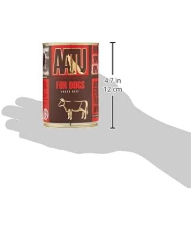 AATU Dog 90/10 Wet Dog Food - Angus Beef 6x400g - Grain-Free & High Protein - Buy Online on GoSupps.com