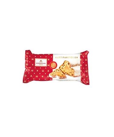 Marzipan Stollen | Traditional German Christmas Butter Cake Dessert with Marzipan & Almonds | Enjoy The TRADITIONALLY Baked Marzipan Stollen | 250 G | NIEDEREGGER | Germany