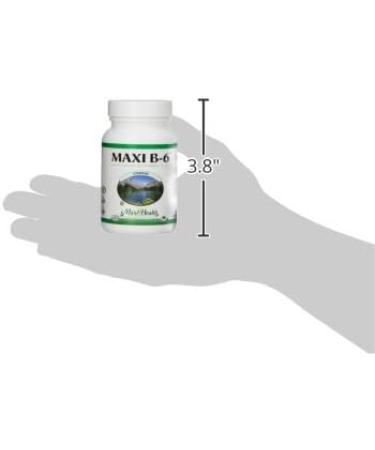 Maxi Health B-6 100mg - Cardiovascular Support - 100 Tablets (Pack of 2) - Buy Online on GoSupps.com