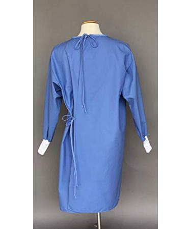 Avery Hill Medical PPE Reusable Isolation Gown Level 1 - Blue, Medium Size for Dental and Medical Professionals - Buy Online on GoSupps.com