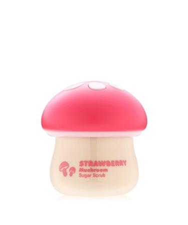 TONYMOLY Magic Food Strawberry Mushroom Sugar Scrub  2.37 Fl Oz