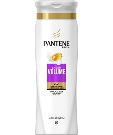 Buy Pantene Pro-V 2 in 1 Shampoo & Conditioner for Sheer Volume with Collagen - 12.6 oz | International Shipping Available - Buy Online on GoSupps.com