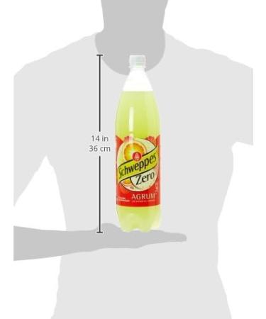 Schweppes Carbonated drink with natural orange extracts and grapefruit lime and mandarin flavors - 1.5L bottle - Buy Online on GoSupps.com