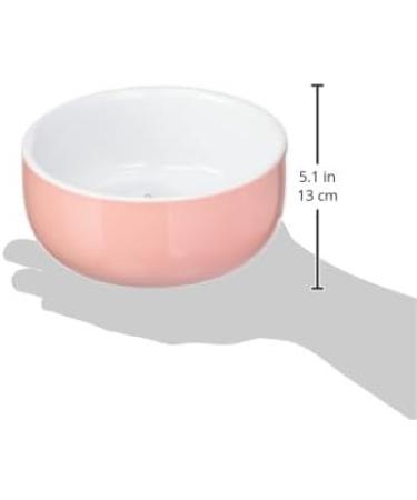 Nobby Rabbit Rodent Ceramic Bowl Diameter 11 cm x 4.5 cm Salmon/White Salmon-white 1 St ck (1er Pack) - Buy Online on GoSupps.com