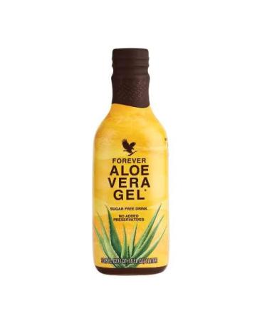Forever Aloe Vera Gel - 100% Stabilized Inner Leaf Aloe Vera Juice Sugar-Free Preservative-Free - 1 Item