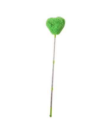 Tovmekdjn Retractable Duster Stainless Steel Long Handle Dusting Brush Car Household Cleaning Tools Easy Install Green