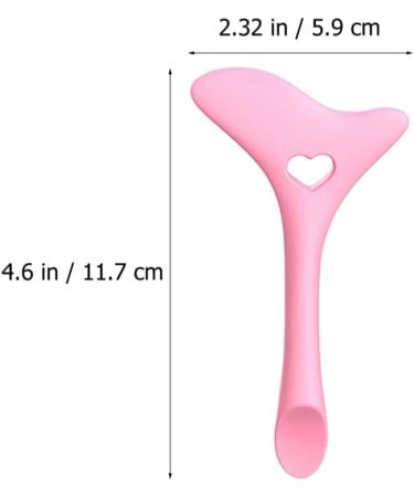 SHERCHPRY Eyeliner Aid Lash Applicator Silicone Spoon Winged Eyeliner Stencil Eyeshadow Aids Multifunction Set Pink - Buy Online on GoSupps.com