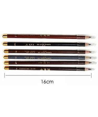 PiurUf Eyeliner Fashion Eyebrow Pencil Easy to Color Waterproof 5 Colors Black Gray Brown Accurate Brow Professional Beauty Cosmetic Tool Black Felt EyelinerChina - Buy Online on GoSupps.com