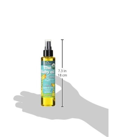 USDA Certified Organic Baby Oil with Calendula, Jojoba, and Olive Oil - 5 fl. Oz (Pure Unscented) - Buy Online on GoSupps.com