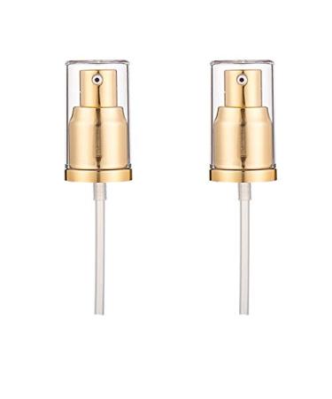 (3 colors)2 Pack Upgrade Foundation Pump Replacement for MAC and EL Double Wear Foundation(Gold)