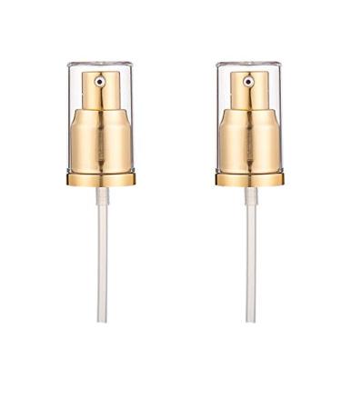 (3 colors)2 Pack Upgrade Foundation Pump Replacement for MAC and EL Double Wear Foundation(Gold)