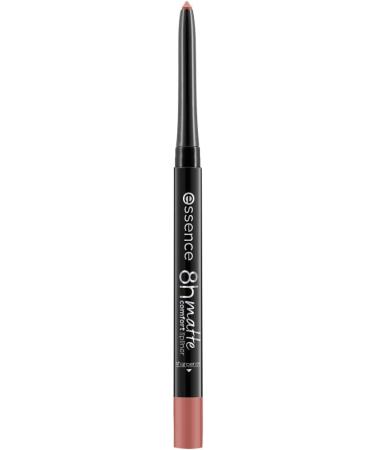 essence 8h Matte Comfort Lip Liner Lip Pencil No. 04 Rosy Nude Nude Instant Result Long-Lasting Matte Vegan Waterproof Microplastic Particles Free (0.3 g) White 0.3 g (Pack of 1) - Buy Online on GoSupps.com