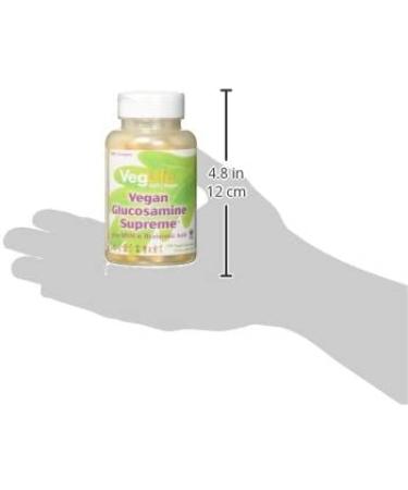 VegLife Glucosamine Supreme Vegan Veg Capsules - 120ct Plastic Bottle - Buy Online on GoSupps.com