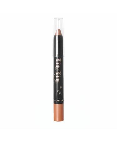 15 Colors Pearlescent Eyeshadow Pencil Waterproof Long Lasting Glitter Shimmer Eye Shadow Pen Eyeliner Stick Eyes Makeup Tools (Color : 15)