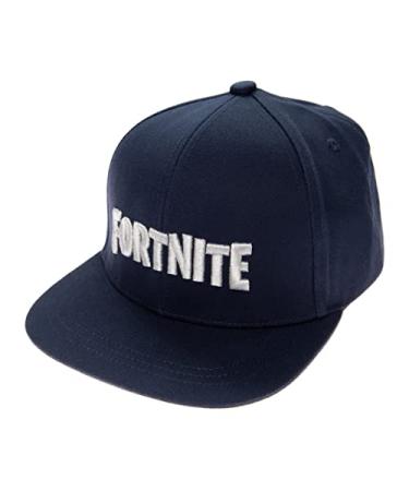 FORTNITE Baseball Cap for Boys, Quality Made Boys Hat and Fitted Cap, Flatbrim Baseball Hat with Sleek Design Navy