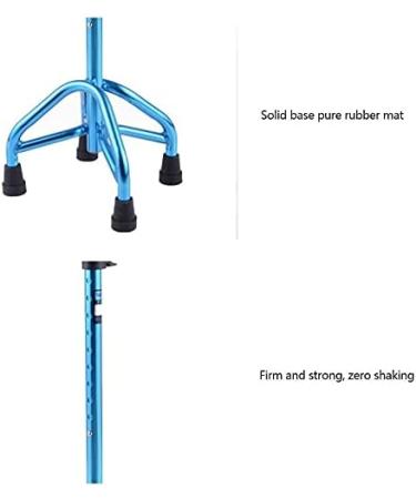 Telescopic Non Slip Crutches Four-Legged Walking Stick Telescopic Walking Stick Retractable Portable Aluminum Alloy Walking Stick Stroke Hemiplegia Walking aid for The Elderly for Arthritis Elderly  - Buy Online on GoSupps.com
