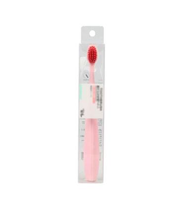SUICRA Toothbrushes Portable Toothbrush with Soft Bristles Spiral Wire Single Pack (Color : Pink)