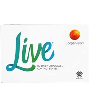 Live Daily Disposable Soft Contact Lenses - 90 Pack BC 8.6mm DIA 14.0mm -1 Diopters | International Shipping - Buy Online on GoSupps.com