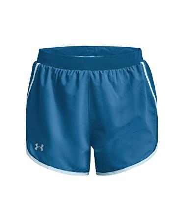 Under Armour Women's Fly By 2.0 Running Shorts Cruise Blue (899)/Reflective Large