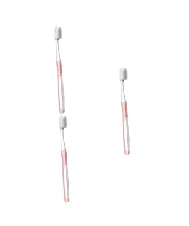 Gatuida 3 STK Development toothbrush tongue cleaner cotton swab cleaner toothbrush adult toothbrush weekly toothbrush motherhood oral care cleaner woman pp