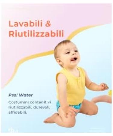 Buy PSS! Baby Swim Diaper - Little Turtles Model L (3-8 kg) - Unisex Absorbent Reusable Waterproof - Shop Now! - Buy Online on GoSupps.com