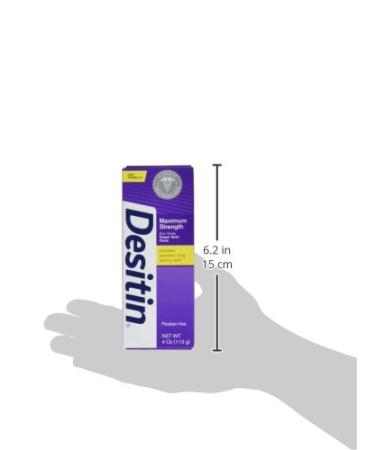 Desitin Max Strength Paste Tube 4 oz - Fast Relief for Diaper Rash - Buy Online on GoSupps.com