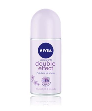 Nivea Deodorant Anti Perispirant Double Effect Roll on for Women 50 Ml 1.69 Fl Oz (Pack of 1) Violet