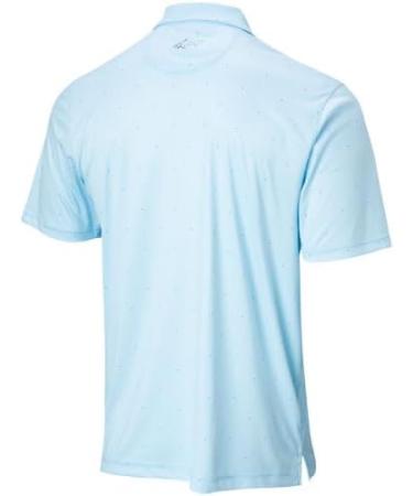 Greg Norman ML75 Microlux Jacks Print Polo - G7S23K466-441 - Misty Blue - L - Buy Online on GoSupps.com